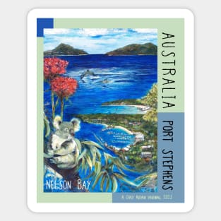 Nelson Bay Poster Sticker